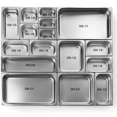 Контейнер GN 1/3, HENDI, Profi Line, 5,7л цена и информация | Посуда для хранения еды | kaup24.ee