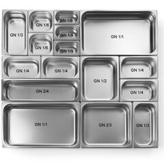 Контейнер GN 1/3 HACCP, HENDI, 2,5л цена и информация | Посуда для хранения еды | kaup24.ee