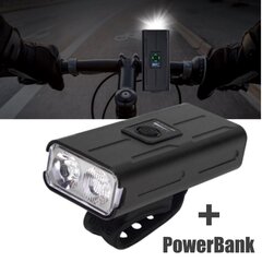 Велосипедный фонарь Powerbank Berimax цена и информация | Велосипедные фонари, отражатели | kaup24.ee
