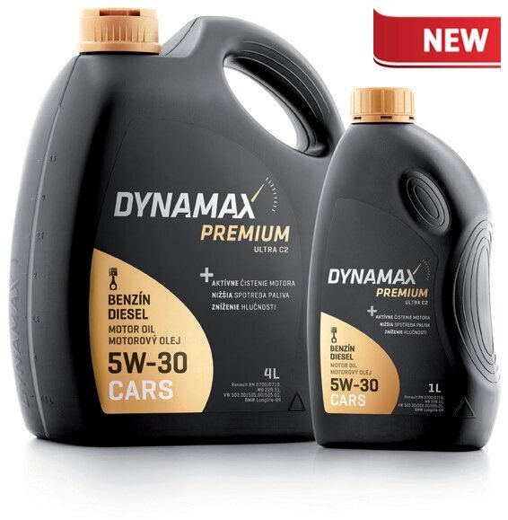 Õli Dynamax Premium Ultra C2 5W30 4L (502047) hind ja info | Mootoriõlid | kaup24.ee