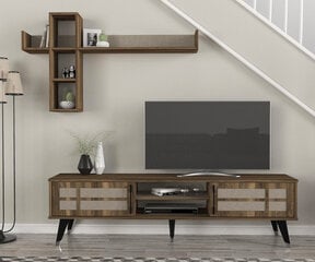 TV üksus Asir, 180x49,2x35cm, pruun цена и информация | Тумбы под телевизор | kaup24.ee