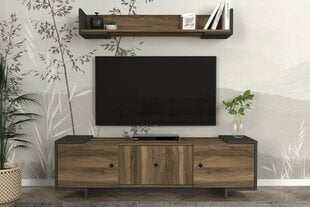 TV üksus Asir, 150x43,2x35cm, pruun цена и информация | Тумбы под телевизор | kaup24.ee