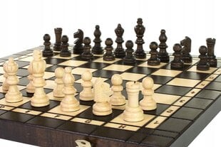 Male, kabe ja backgammoni komplekt Sunrise Chess & Games 3 in 1, 40 x 40 cm hind ja info | Lauamängud ja mõistatused | kaup24.ee
