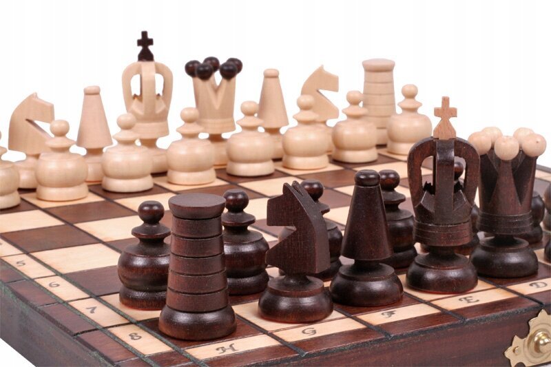 Puidust male Sunrise Chess & Games Royal Mini, 27 x 27 cm цена и информация | Lauamängud ja mõistatused | kaup24.ee