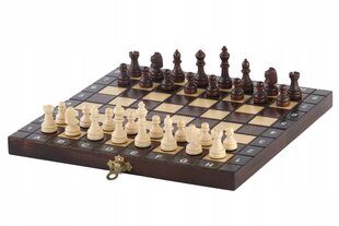 Male, kabe ja backgammoni komplekt Sunrise Chess & Games 3 in 1, 28 x 28cm цена и информация | Настольные игры, головоломки | kaup24.ee