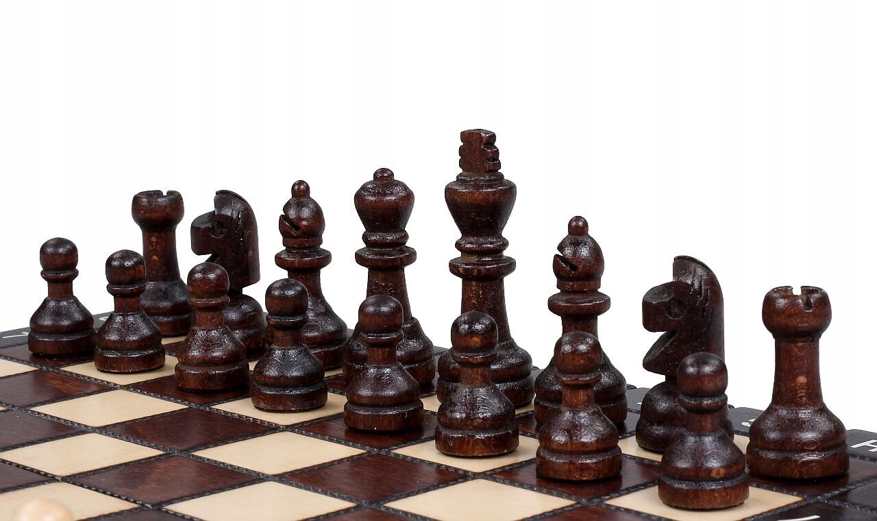 Puidust male Sunrise Chess & Game School Chess, 28 x 28 cm цена и информация | Lauamängud ja mõistatused | kaup24.ee