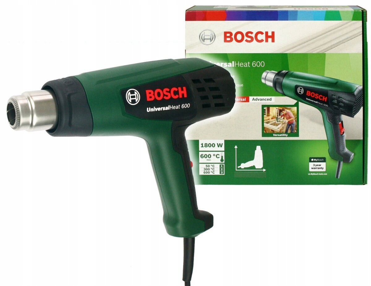 Soojuspüstol Bosch 1800 W 230 V 600 °C цена и информация | Kuumaõhupuhurid | kaup24.ee