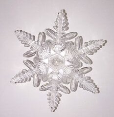 Jõulukaunistus LED-lumehelves aknale, 11 cm цена и информация | Декорации | kaup24.ee