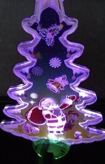 Jõulukaunistus puu LED, 15 cm hind ja info | Jõulukaunistused | kaup24.ee