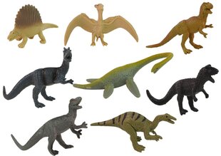 Dinosauruste figuuride komplekt, 12 tk. hind ja info | Poiste mänguasjad | kaup24.ee