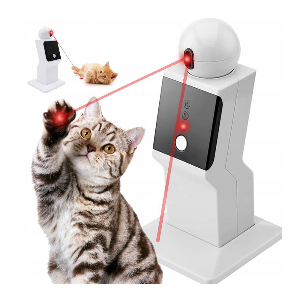 Automaatne laser mänguasi kassidele (robot) цена и информация | Mänguasjad kassidele | kaup24.ee