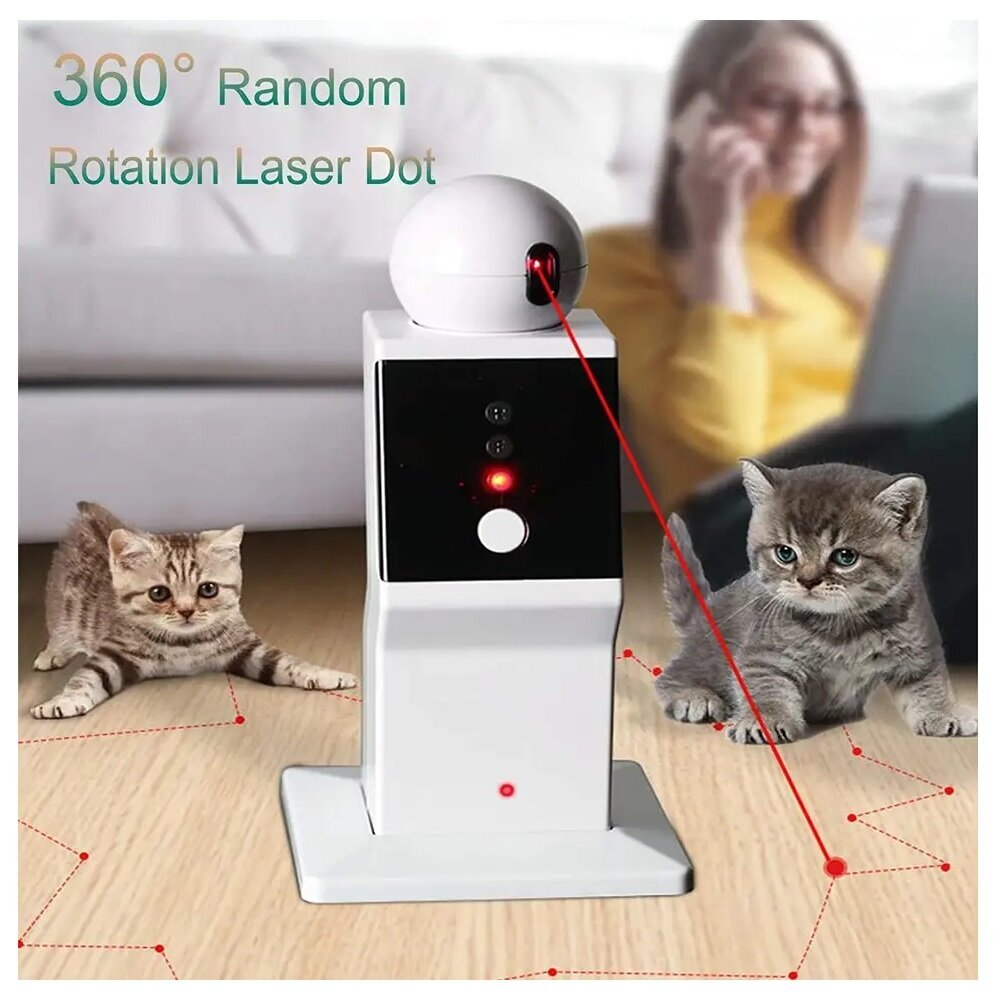 Automaatne laser mänguasi kassidele (robot) hind ja info | Mänguasjad kassidele | kaup24.ee