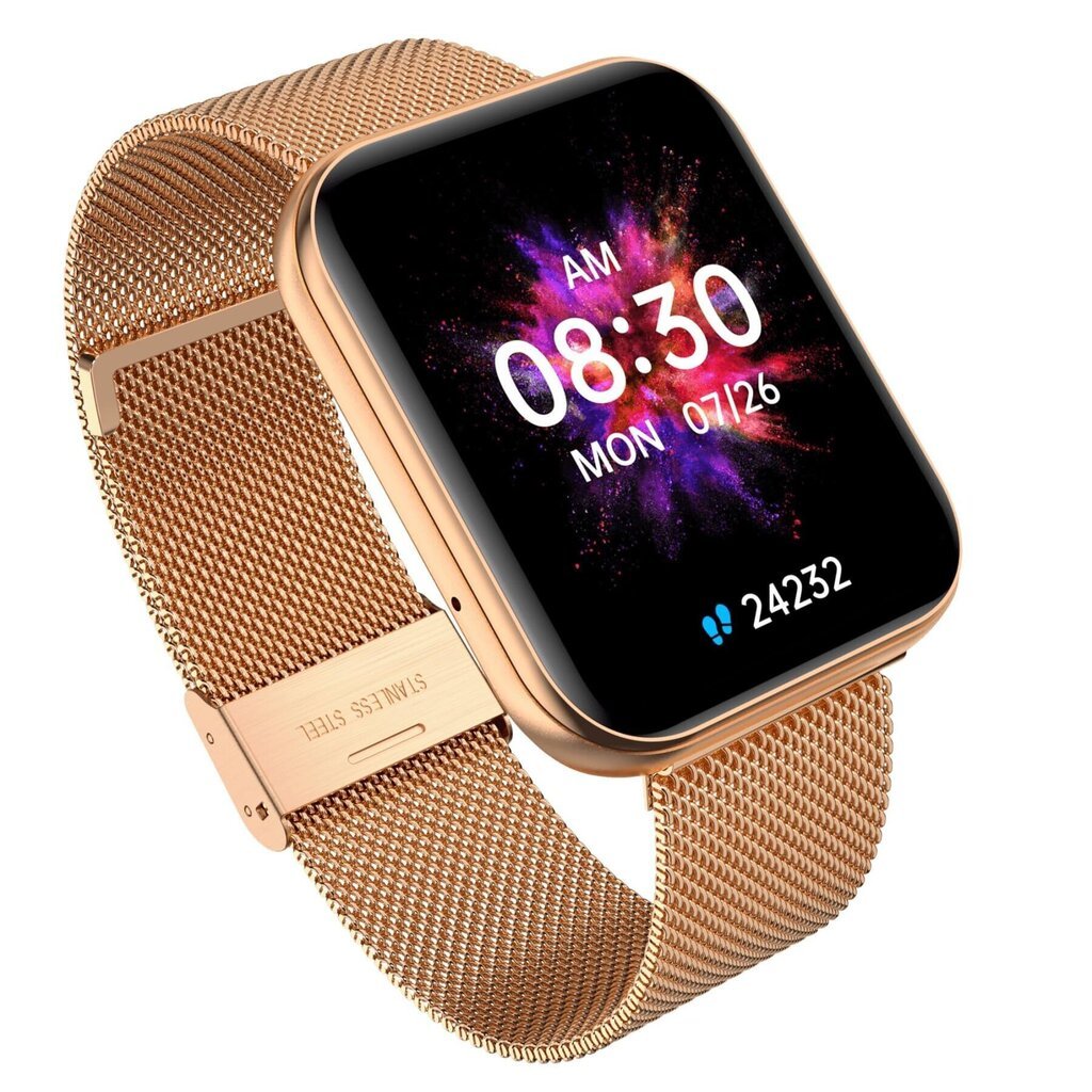 Garett GRC Maxx Gold Steel цена и информация | Nutikellad (smartwatch) | kaup24.ee