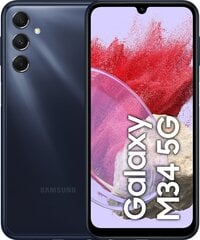 Samsung Galaxy M34 5G 6/128GB Midnight Blue hind ja info | Telefonid | kaup24.ee