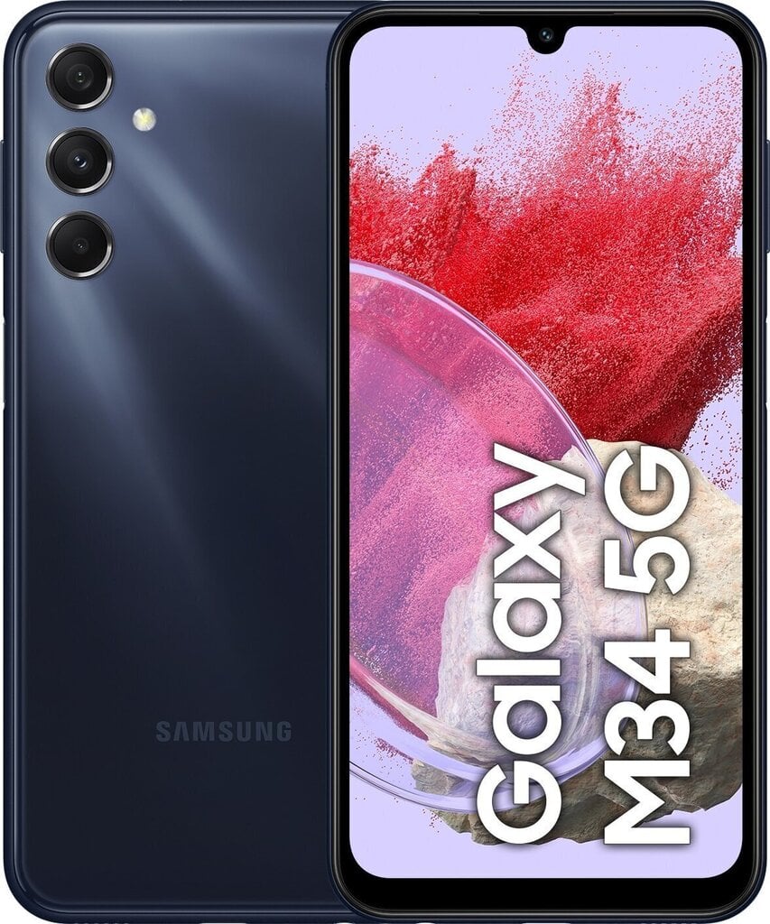 Samsung Galaxy M34 5G 6/128GB SM-M346BDBFXEO Midnight Blue цена и информация | Telefonid | kaup24.ee