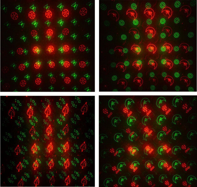 Välis- ja siseruumide laserprojektor, punane/roheline hind ja info | Peokaunistused | kaup24.ee