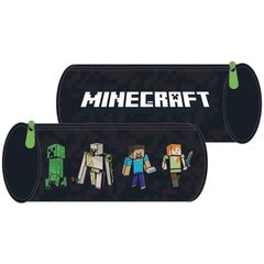 Школьный пенал Minecraft Creeper Чёрный (22 x 8 x 8 cm) цена и информация | Игрушки для мальчиков | kaup24.ee