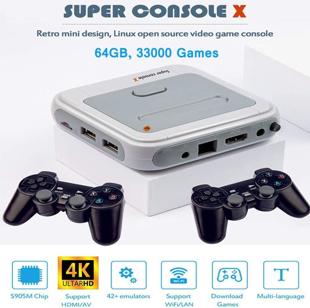 HappyJoe Super Console X, 64GB, 33 000 mängu цена и информация | Mängukonsoolid | kaup24.ee
