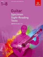 Guitar Specimen Sight-Reading Tests, Grades 1-8, Grades 1-8 цена и информация | Книги об искусстве | kaup24.ee