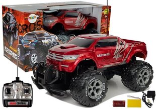 Puldiauto Monster Truck Rampage, 1:12, punane hind ja info | Poiste mänguasjad | kaup24.ee