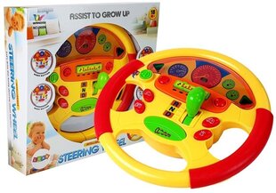 Интерактивный детский руль со звуковыми и световыми эффектами цена и информация | Игрушки для малышей | kaup24.ee
