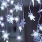 Jõulutuled 19 lumehelbe ja paljude väiksemate tuledega, 4m, 96 LED, LIVMAN XY-016 hind ja info | Jõulutuled | kaup24.ee