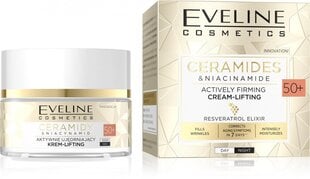 Intensiivne pinguldav kreem Eveline Ceramides & Niacinamide 50+, 50ml hind ja info | Näokreemid | kaup24.ee