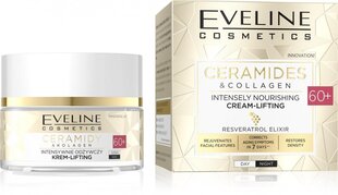 EVELINE Ceramides & Collagen 60+ intensīvi barojošs krēms 50ml цена и информация | Кремы для лица | kaup24.ee