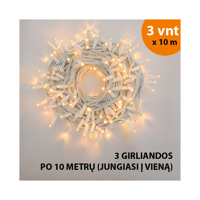 LED-tuled ProLED, 30 m, valge цена и информация | Jõulutuled | kaup24.ee