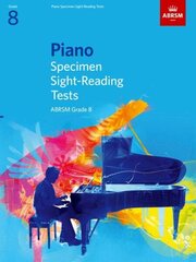 Piano Specimen Sight-Reading Tests, Grade 8, Piano Specimen Sight-Reading Tests, Grade 8 Grade 8 цена и информация | Книги об искусстве | kaup24.ee