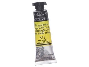 Akvarellvärv Sennelier l'Aquarelle 871 bright yellow green, 10ml hind ja info | Kunstitarbed, voolimise tarvikud | kaup24.ee