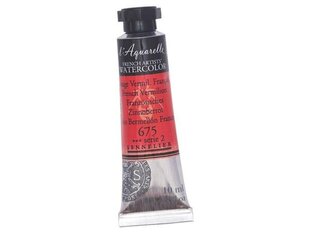 Akvarellvärv Sennelier l'Aquarelle 675 french vermilion, 10ml цена и информация | Принадлежности для рисования, лепки | kaup24.ee