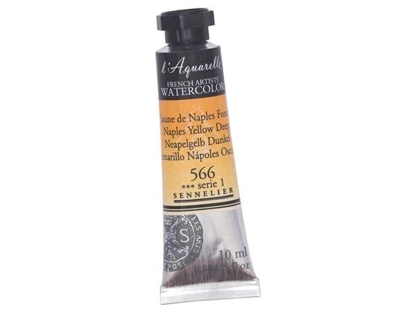 Akvarellvärv Sennelier l'Aquarelle 566 naples yellow deep, 10ml hind ja info | Kunstitarbed, voolimise tarvikud | kaup24.ee