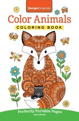Color Animals Coloring Book: Perfectly Portable Pages цена и информация | Книги о питании и здоровом образе жизни | kaup24.ee