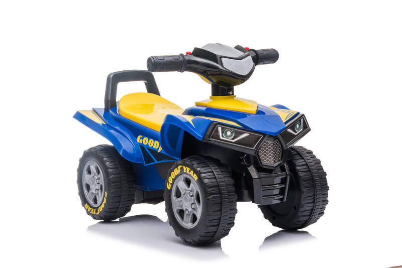 Neljarattaline quad Goodyear, sinine/kollane hind ja info | Imikute mänguasjad | kaup24.ee