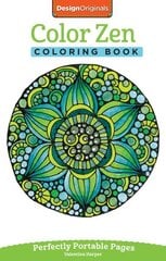 Color Zen Coloring Book: Perfectly Portable Pages hind ja info | Tervislik eluviis ja toitumine | kaup24.ee