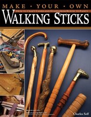 Make Your Own Walking Sticks: How to Craft Canes and Staffs from Rustic to Fancy цена и информация | Книги о питании и здоровом образе жизни | kaup24.ee