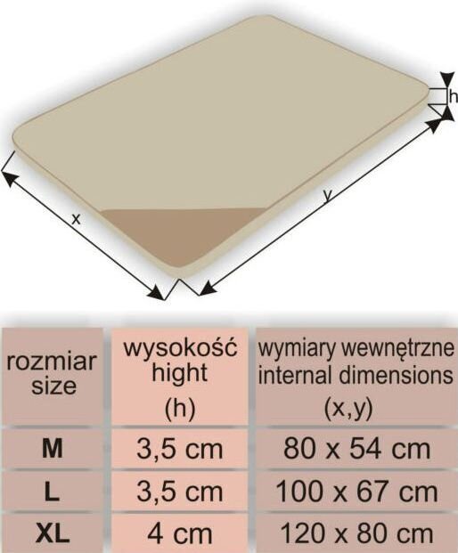 Matt koertele Hobbydog, Xl, beeži värvi цена и информация | Pesad, padjad | kaup24.ee