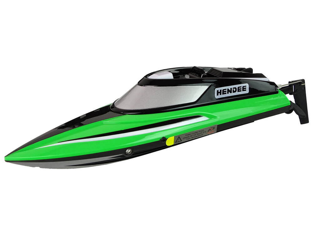 Kaugjuhitav mootorpaat 20-25 km/h, roheline hind ja info | Poiste mänguasjad | kaup24.ee