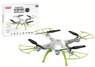 Kaugjuhtimisega droon SYMA X5HW, valge/roheline цена и информация | Игрушки для мальчиков | kaup24.ee