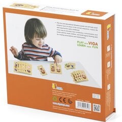 Puidust hariduslik puzzle Viga, riietus цена и информация | Игрушки для малышей | kaup24.ee