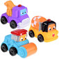 Pehme auto komplekt, 3 tk. hind ja info | Imikute mänguasjad | kaup24.ee