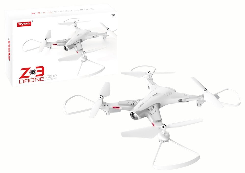 Kaugjuhtimisega droon SYMA Z3 720P, valge hind ja info | Poiste mänguasjad | kaup24.ee