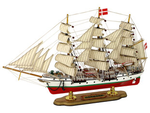 Puidust laev, purjelaev Danmark hind ja info | Poiste mänguasjad | kaup24.ee