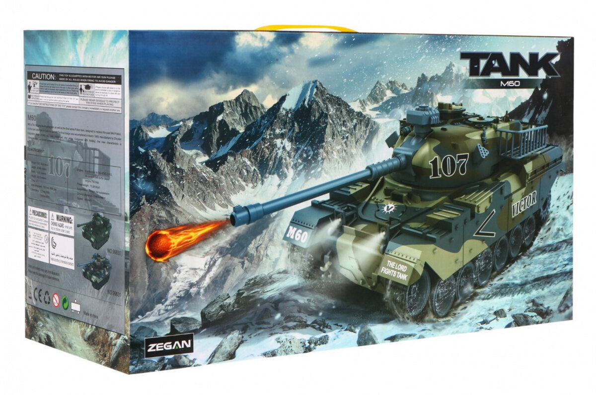 Kaugjuhitav tank M-60, roheline hind ja info | Poiste mänguasjad | kaup24.ee