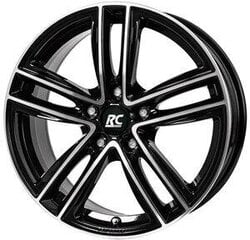 Rc-Design Rc27 Schwarz Front Poliert 6.5R16 5X114.3/50 67.1 цена и информация | Колесные диски | kaup24.ee