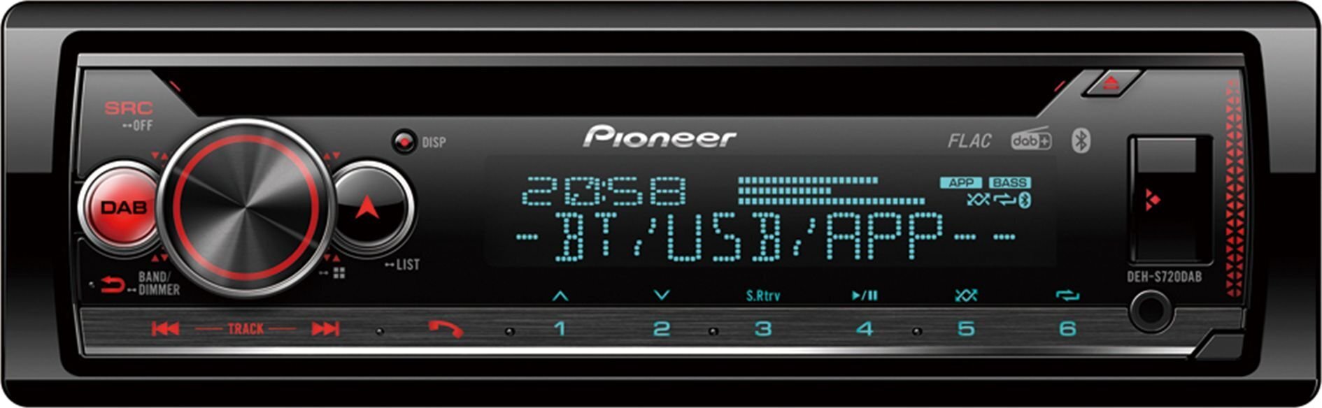 Pioneer DEH-S720DAB цена и информация | Autoraadiod, multimeedia | kaup24.ee