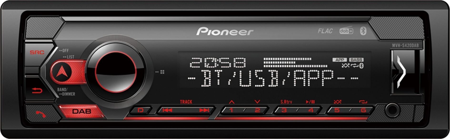 Pioneer MVH-S420DAB цена и информация | Autoraadiod, multimeedia | kaup24.ee