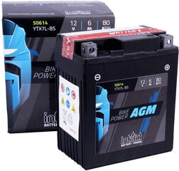 Aku mootorrataste jaoks intAct Battery-Power AGM YTX7L-BS 6Ah c20 80A цена и информация | Аккумуляторы | kaup24.ee