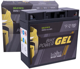 Аккумулятор для мотоциклов intAct Battery-Power GEL (GEL12-19) 12V 21AH (c20) 300A (EN) цена и информация | Мото аккумуляторы | kaup24.ee